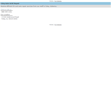 Tablet Screenshot of foleyautoandrvrepair.net